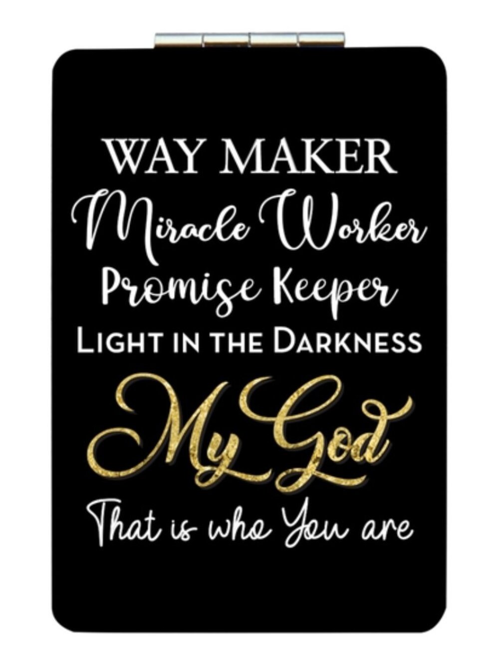 Statement Compact Mirror | Way Maker